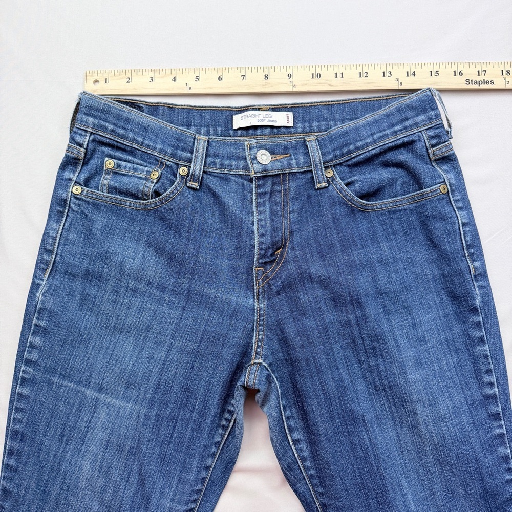 Levi's Women's Blue Boot-Cut Jeans - Picture 4 of 7
